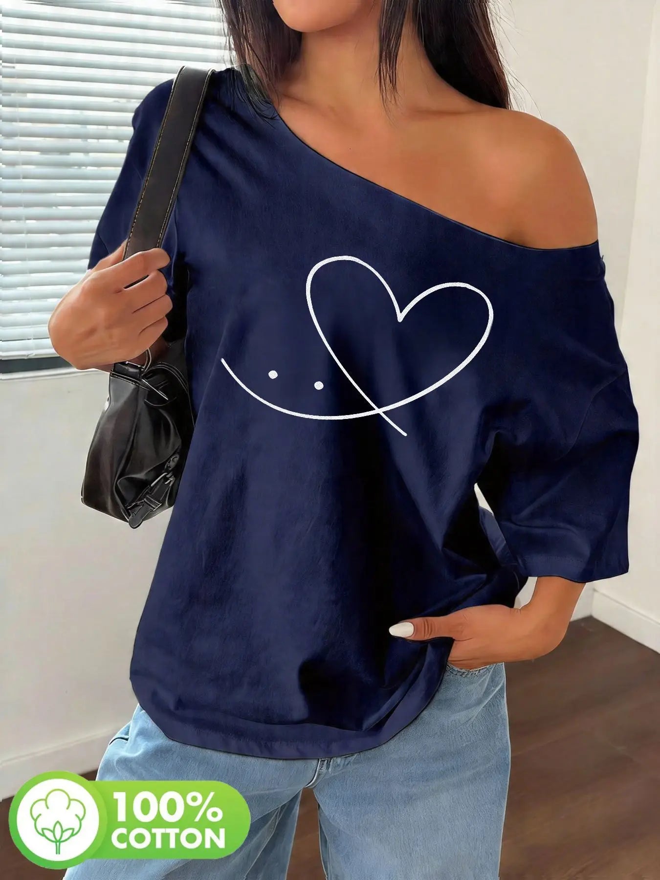 T-shirt Smile Face Y2K Oversize — VibeWear
