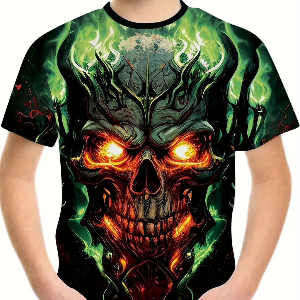 Children's Clothing Clothes For Boy Short Sleeve Boy Child Tee Shirt Kids Clothes 3D Print Fashion O-Neck Girls Summer Clothes