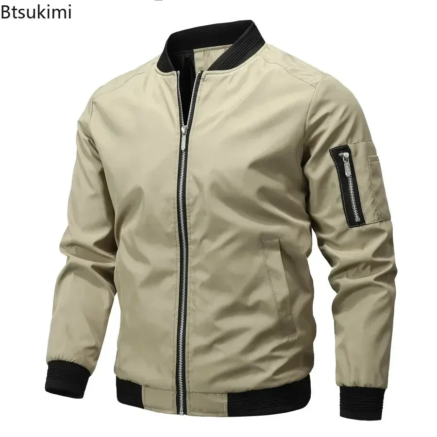 VibeWear™ — Veste Bomber Business Casual Homme 2026