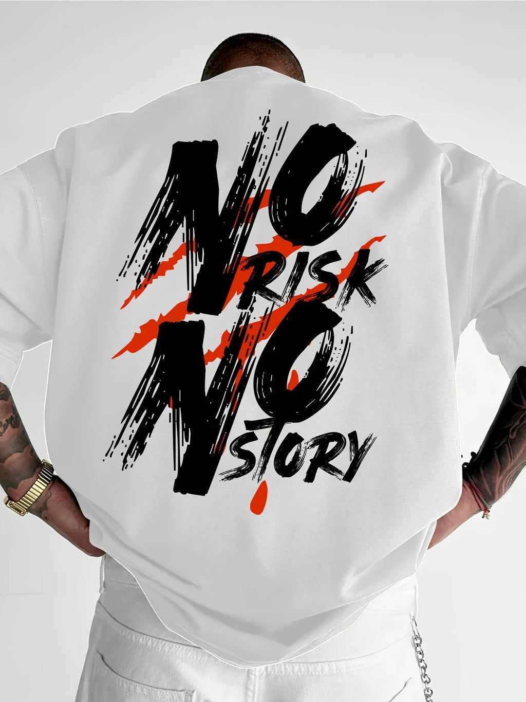 VibeWear™ — T-shirt Streetwear Bold Letters Homme