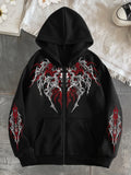 VibeWear™ — Hoodie Zippé Imprimé Unisex
