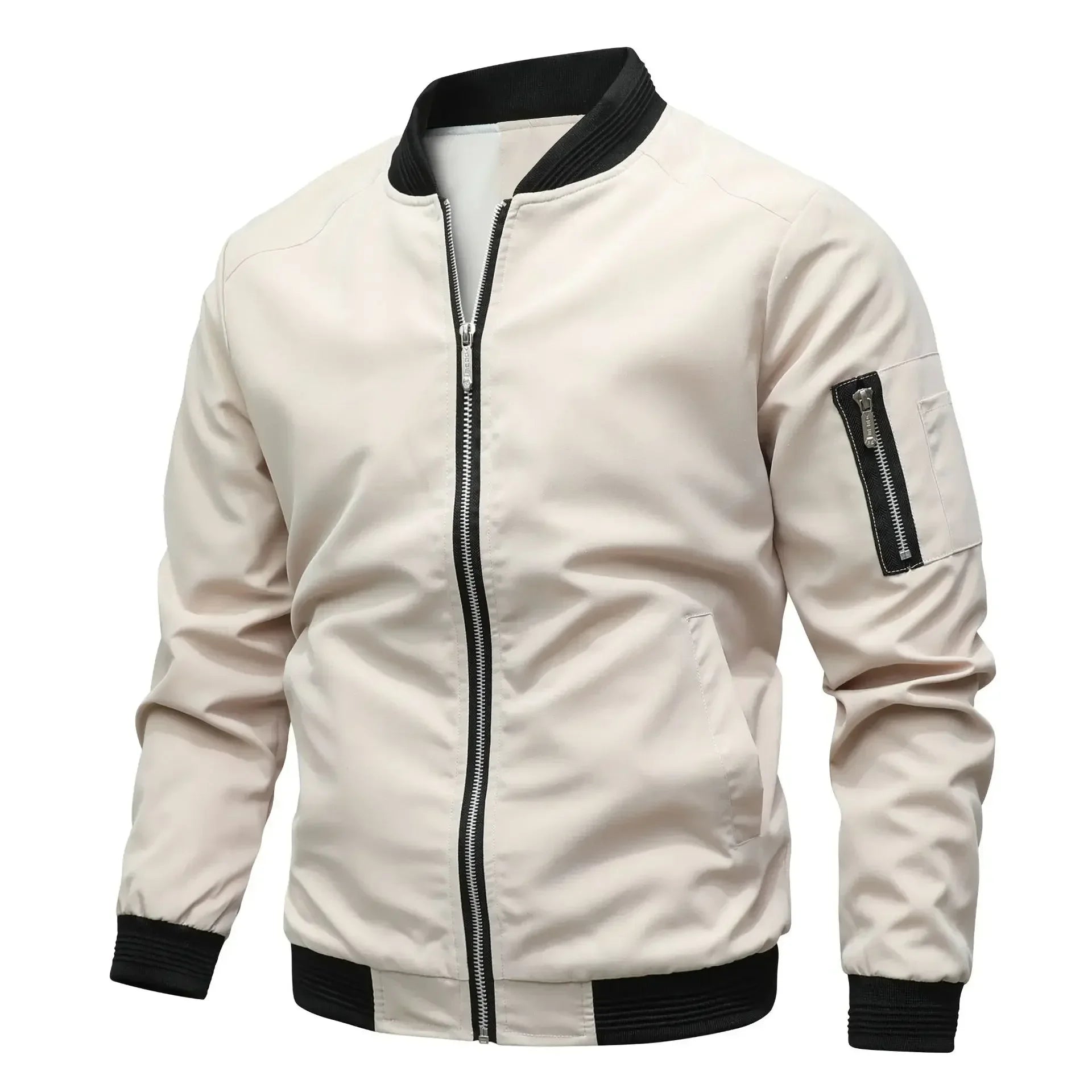 VibeWear™ — Veste Bomber Business Casual Homme 2026