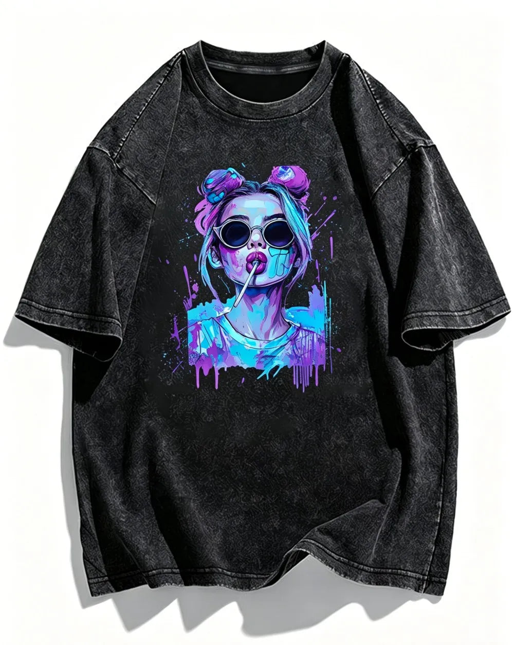 T-shirt Vintage Pop Art Unisex — VibeWear