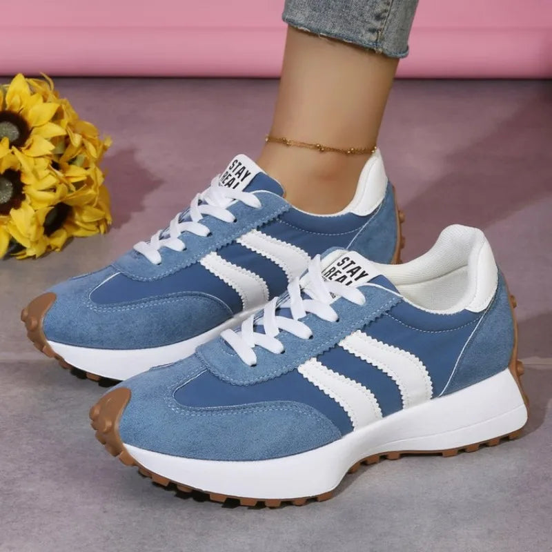 Sneakers Femme Chunky à Talon Caché