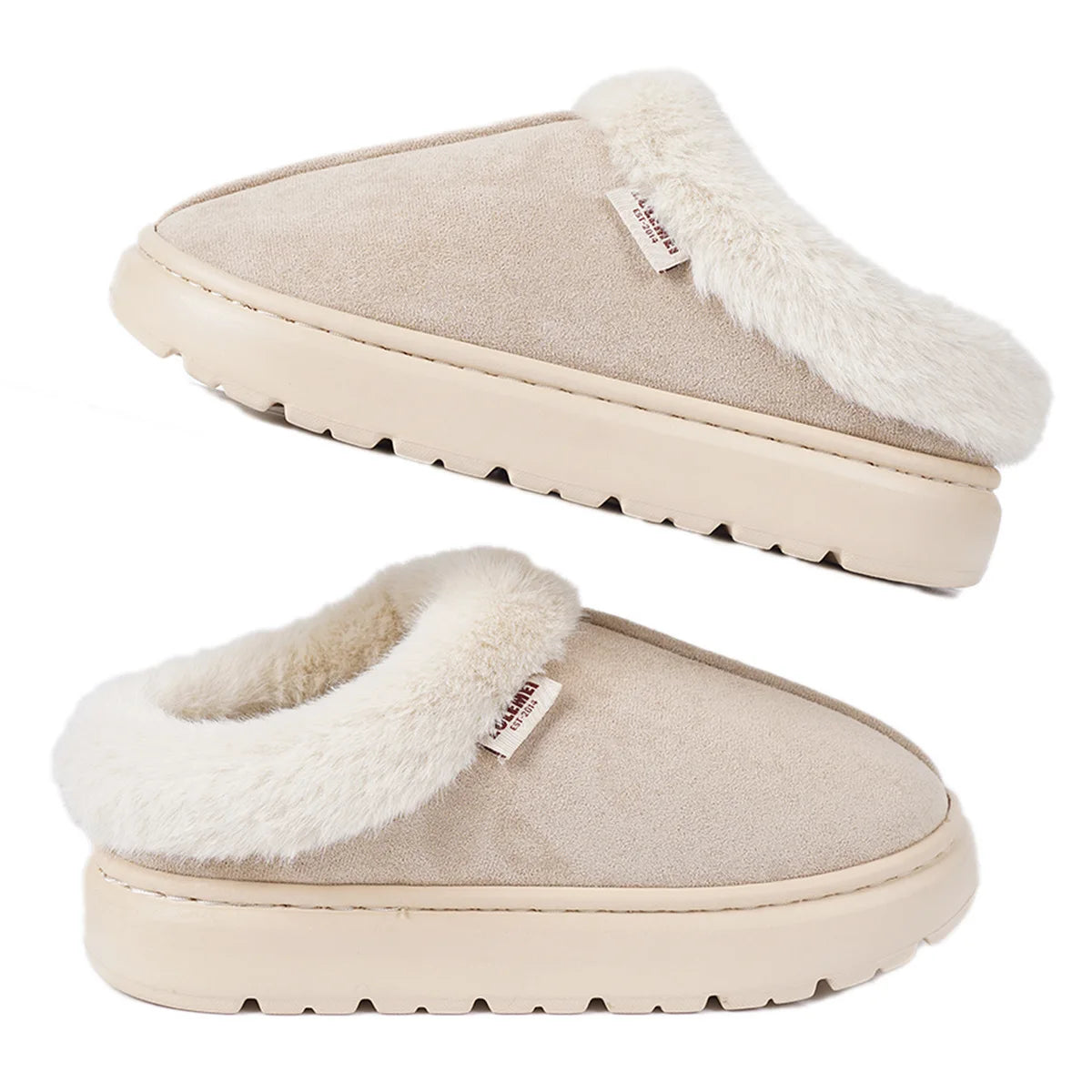 Chaussons Femme Hiver en Peluche