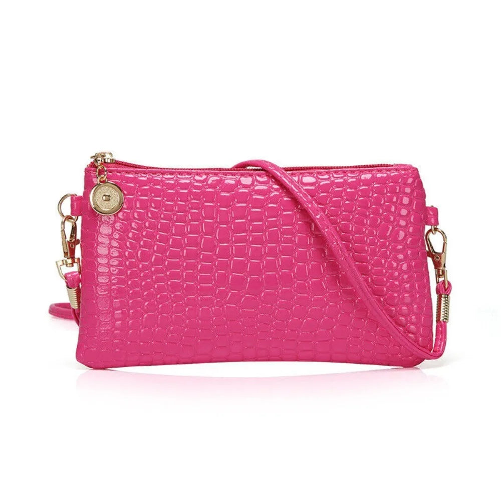 VibeWear™ Sac Baguette Femme PU — Bandoulière Fine Soirée & Cocktail