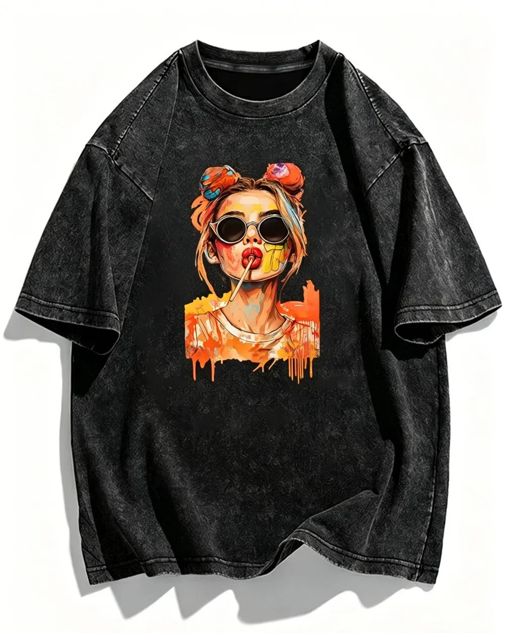 T-shirt Vintage Pop Art Unisex — VibeWear