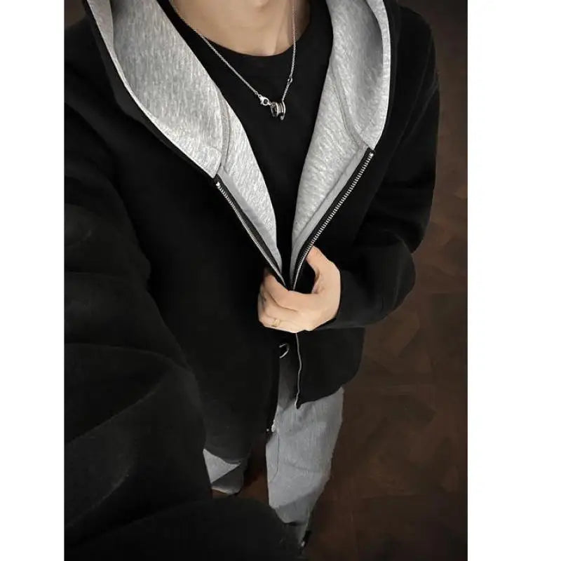VibeWear™ — Hoodie Zippé Oversize Grande Taille