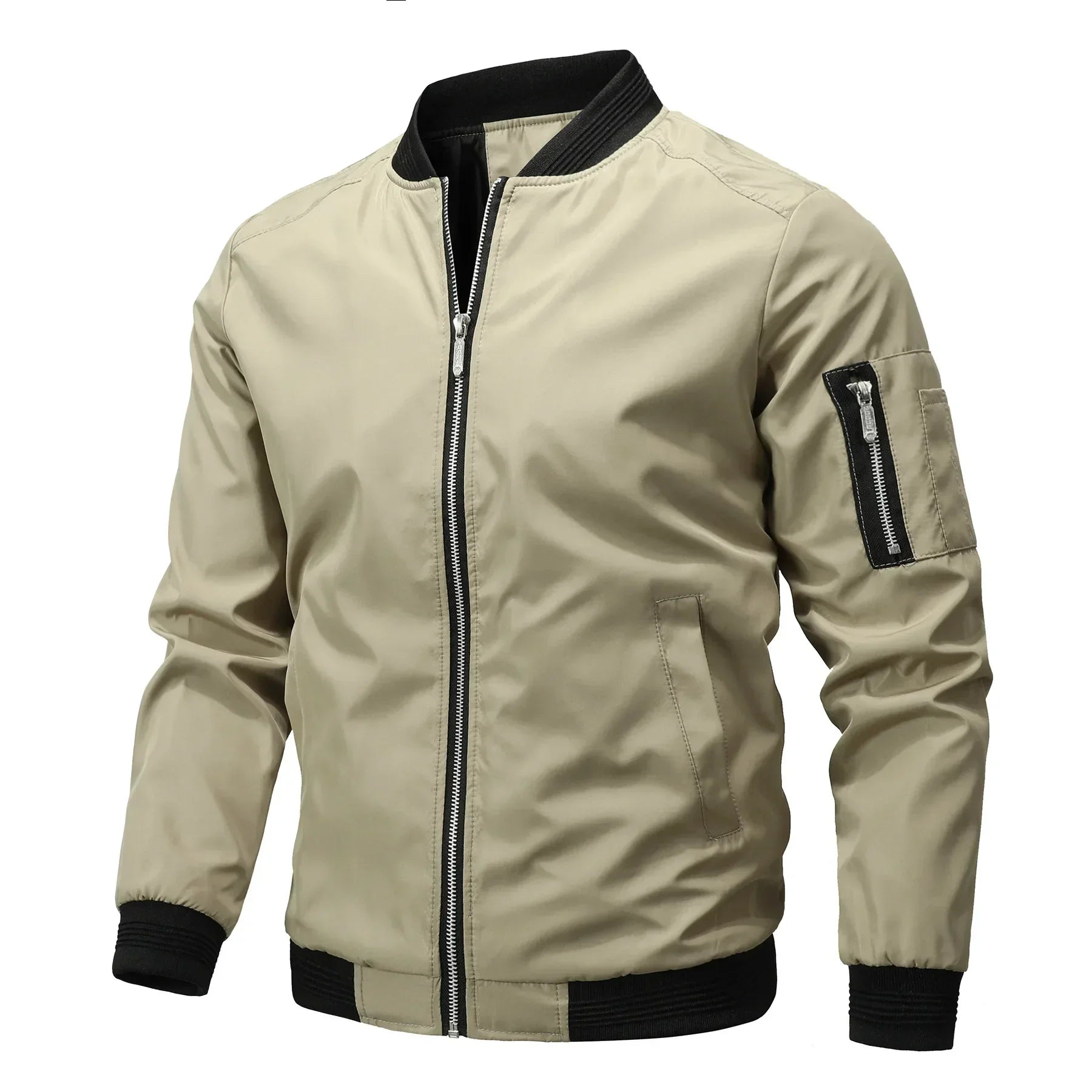 VibeWear™ — Veste Bomber Business Casual Homme 2026