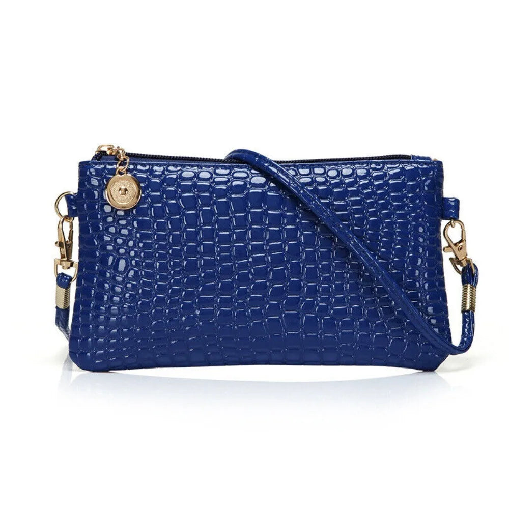 VibeWear™ Sac Baguette Femme PU — Bandoulière Fine Soirée & Cocktail