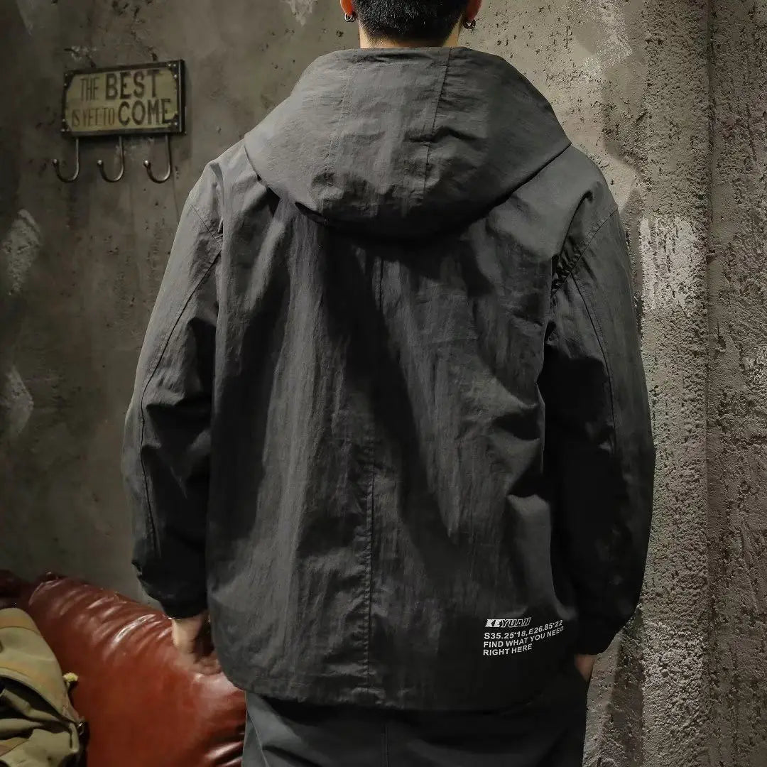 VibeWear™ — Hoodie Militaire Oversize Homme
