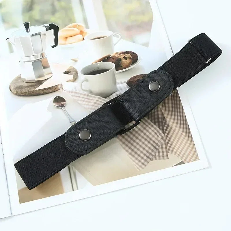 VibeWear™ Ceinture Élastique Invisible Sans Boucle — Unisexe Ajustable 85-115cm