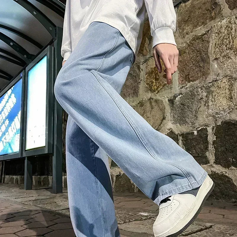 VibeWear™ Jean Homme Baggy Streetwear Style Coréen — 3 Coloris S-3XL