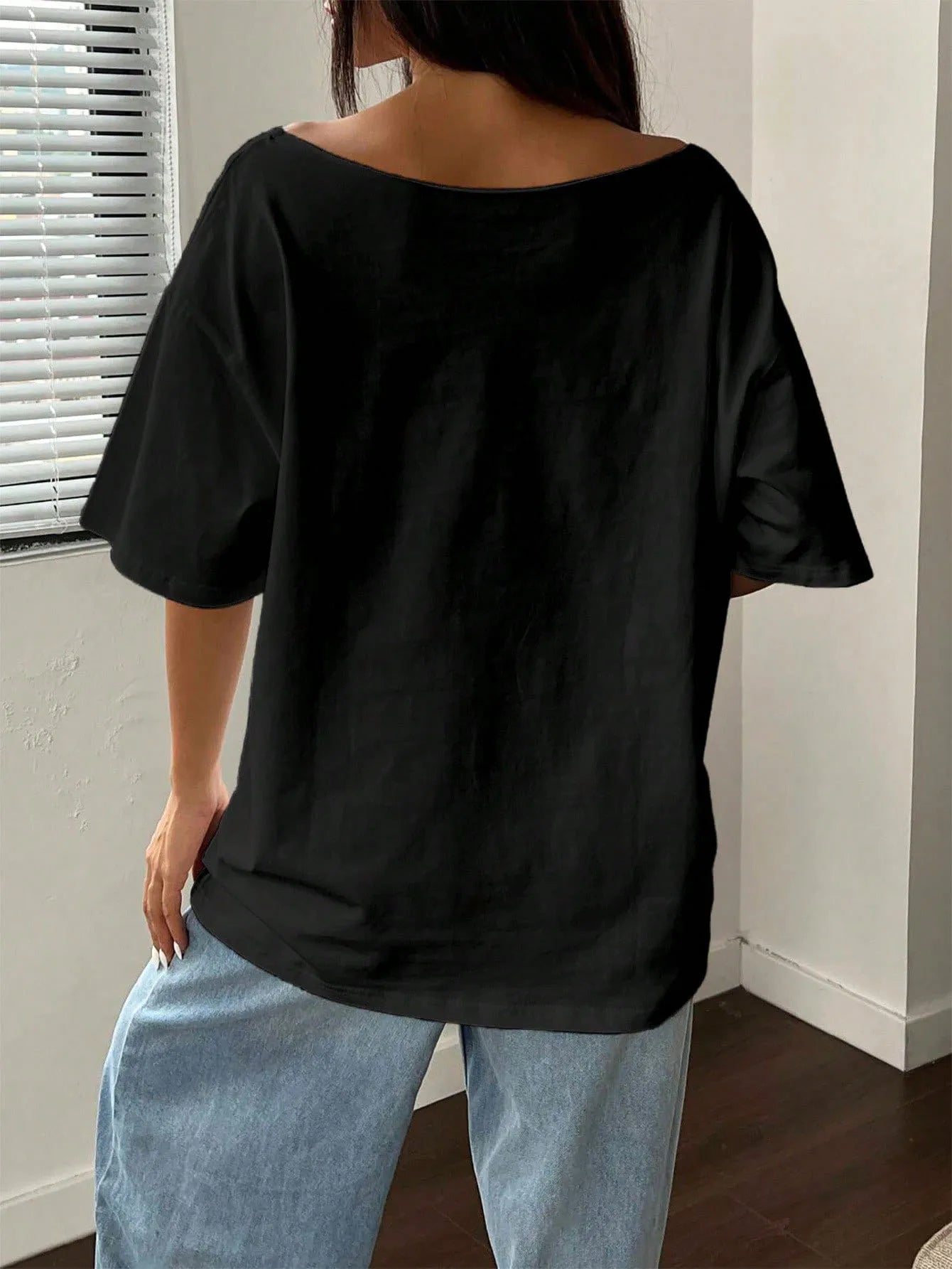 T-shirt Smile Face Y2K Oversize — VibeWear