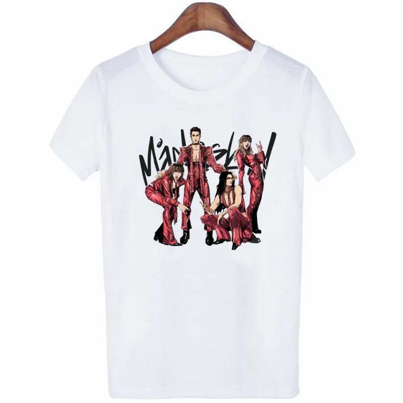 T-shirt Maneskin Streetwear — VibeWear