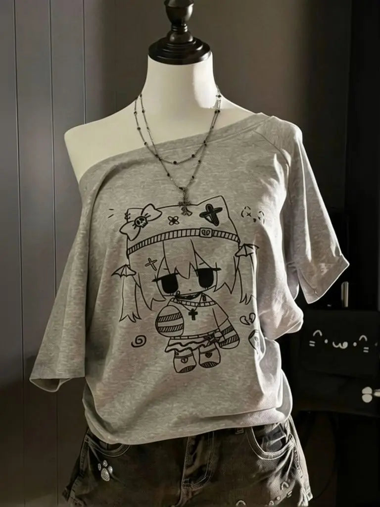T-shirt Anime Harajuku Femme — VibeWear
