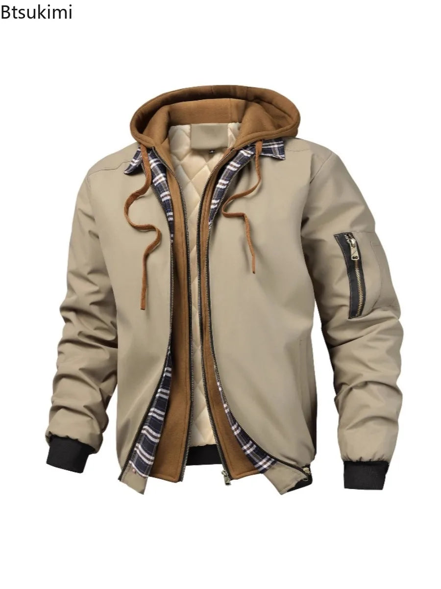 VibeWear™ — Veste Bomber Homme Hiver