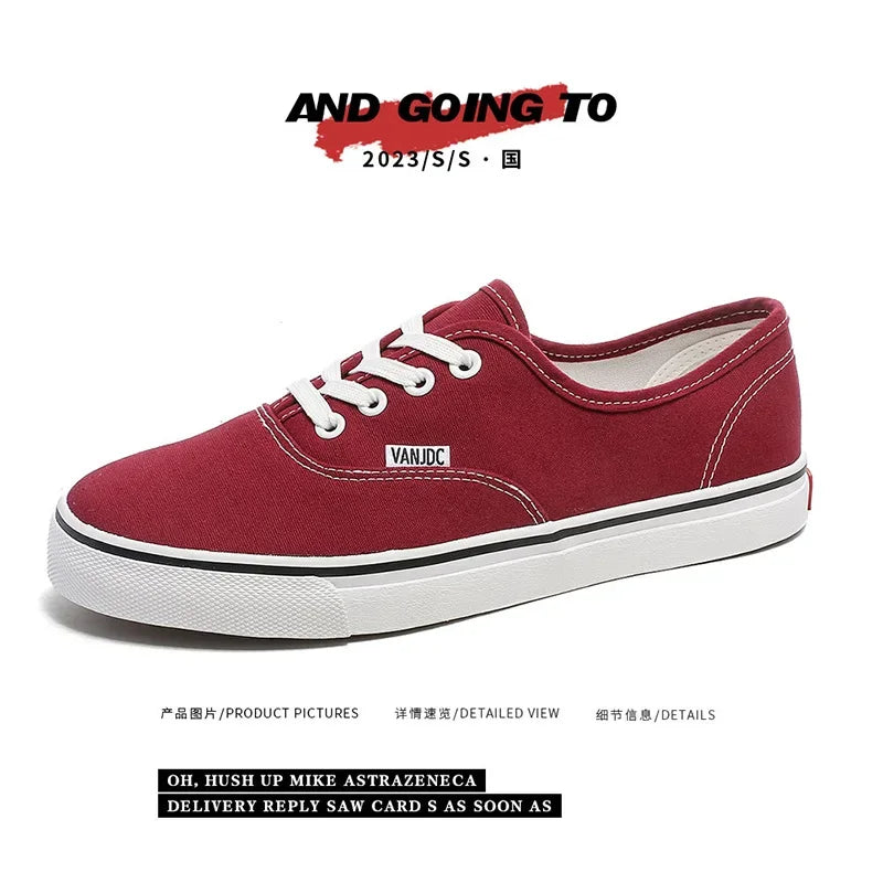 VibeWear™ Sneakers Femme Canvas Plates Streetwear — Slip-On Pointures 33-50