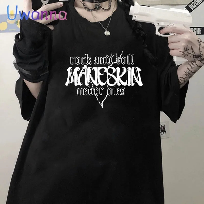 T-shirt Maneskin Streetwear — VibeWear