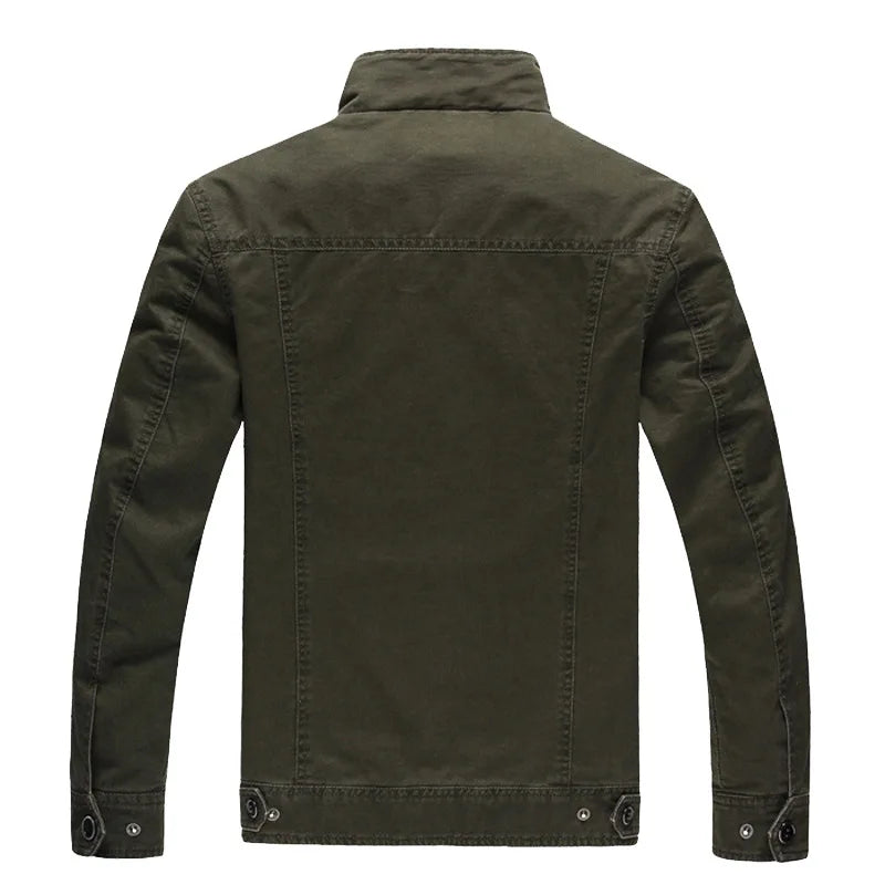 VibeWear™ — Veste Bomber Militaire Homme 2024