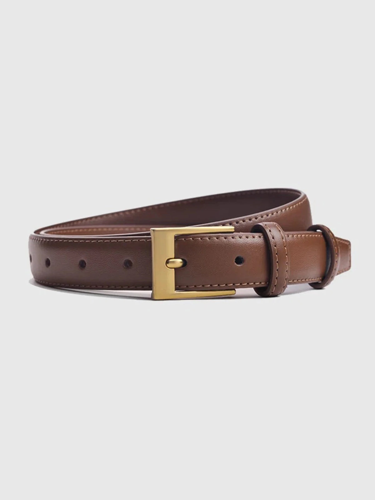 Ceinture Femme PU Souple à Boucle