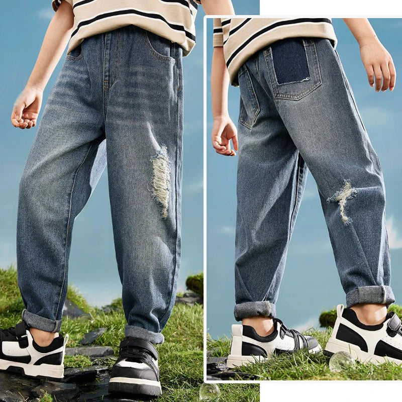 VibeWear™ — Jean Denim Garçon 5-11 ans