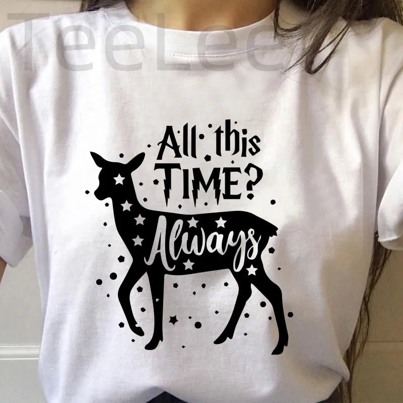 T-shirt Always — Deer Graphic — VibeWear