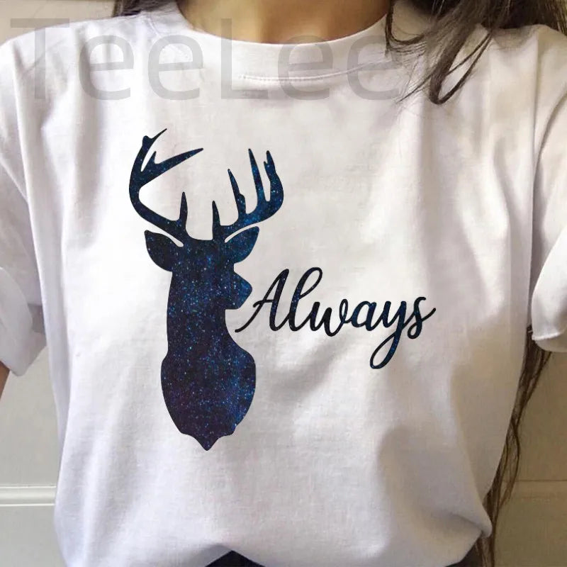T-shirt Always — Deer Graphic — VibeWear