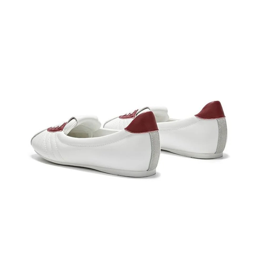 VibeWear™ Sneakers Femme Style Ballet Bicolore Bleu & Blanc — Pointures 35-45