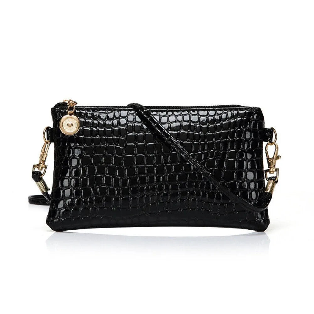 VibeWear™ Sac Baguette Femme PU — Bandoulière Fine Soirée & Cocktail