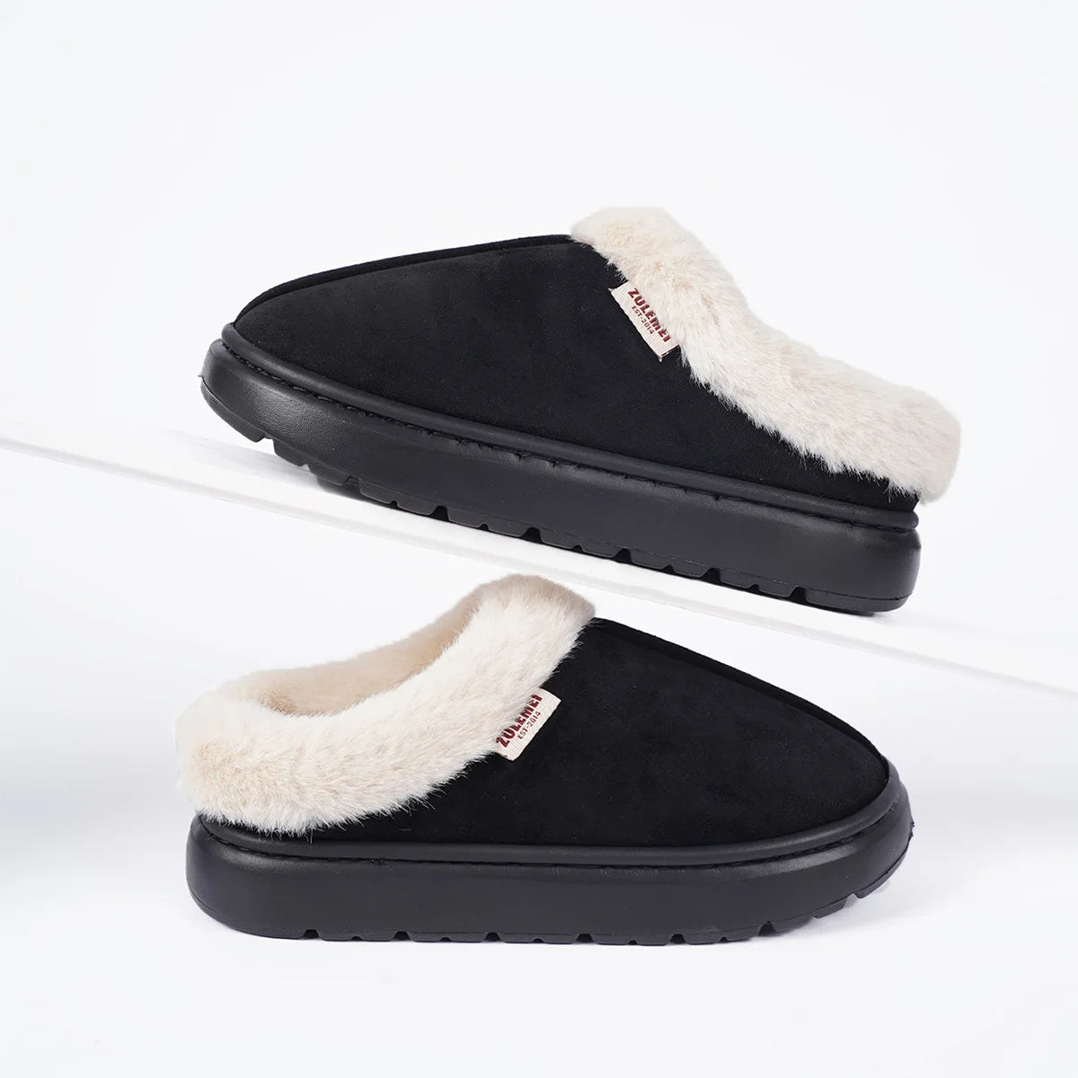 Chaussons Femme Hiver en Peluche