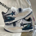 VibeWear™ Sneakers Femme Chunky Plateforme Street — Bout Rond Imperméable Pointures 33-46