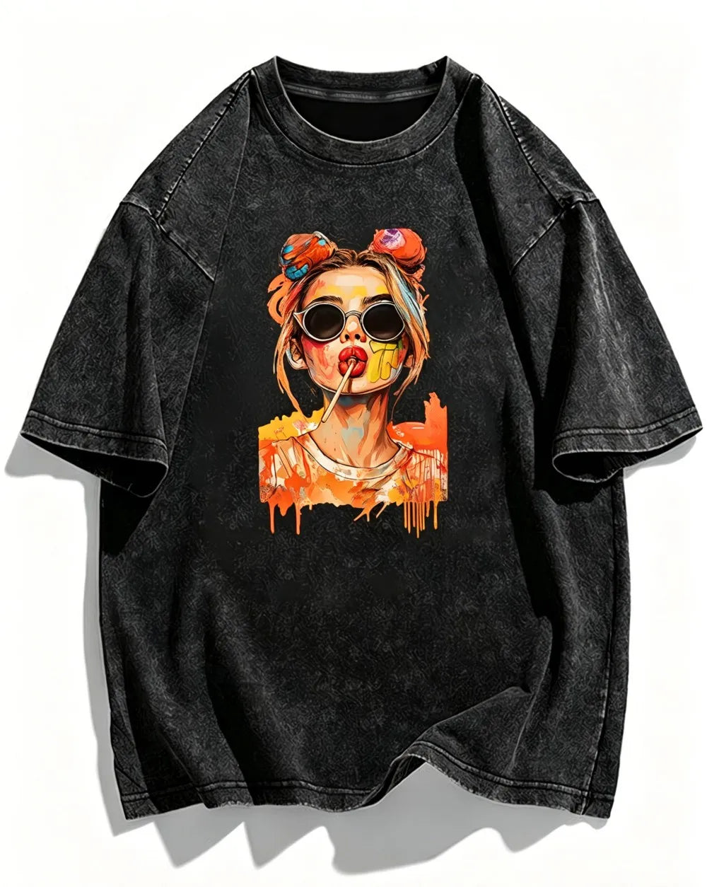 T-shirt Vintage Pop Art Unisex — VibeWear